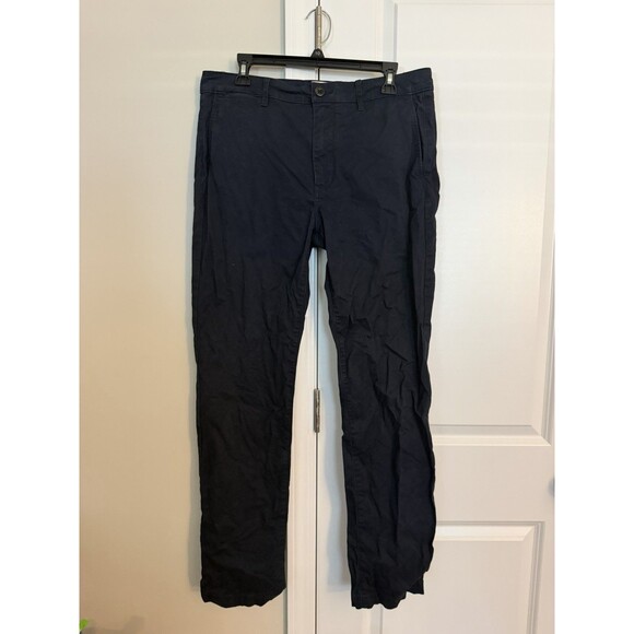 Flint and Tinder Other - Flint & Tinder 365 Straight Fit Pants Men's 33x32 Navy Blue 5 Pocket Chino